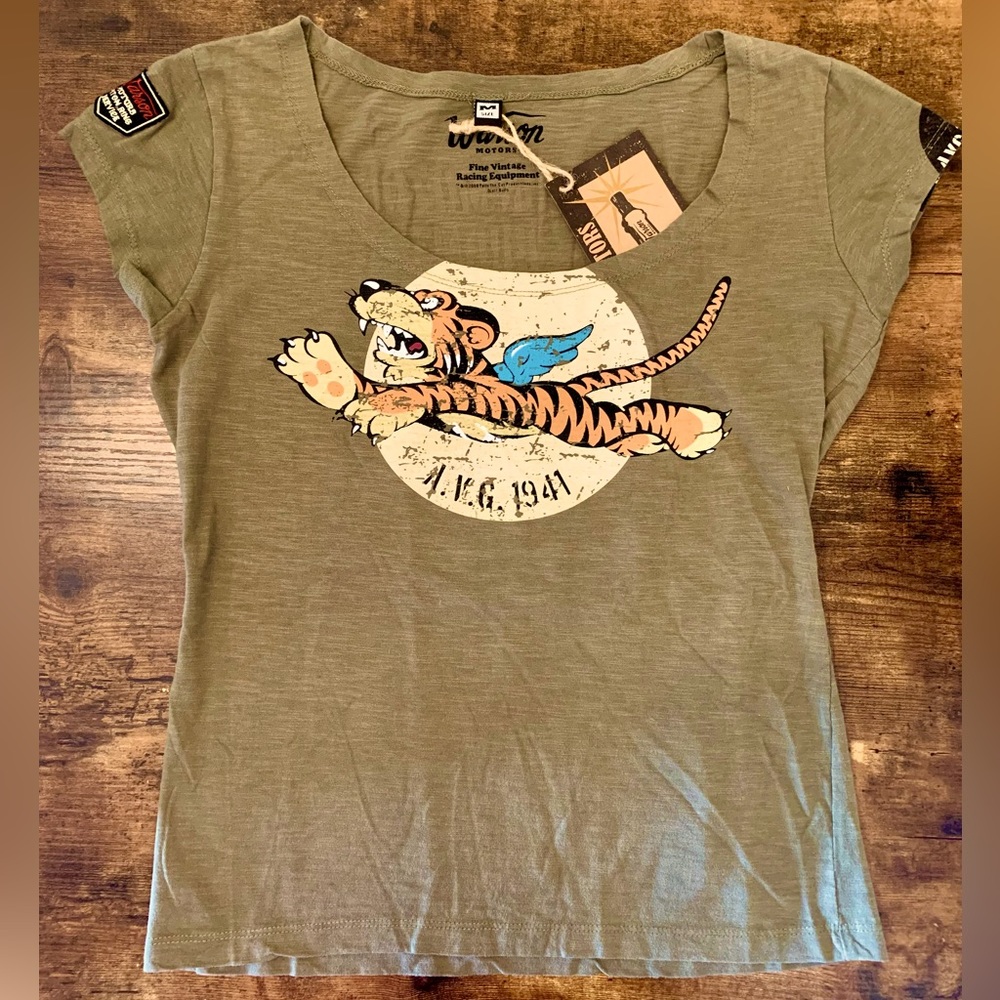 Warson Motors Women’s Flying Tiger T-Shirt